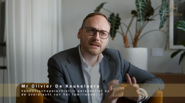 Vennootschapsrechtelijk perspectief op de overdracht vh familiebedrijf met mr Olivier De Keukelaere